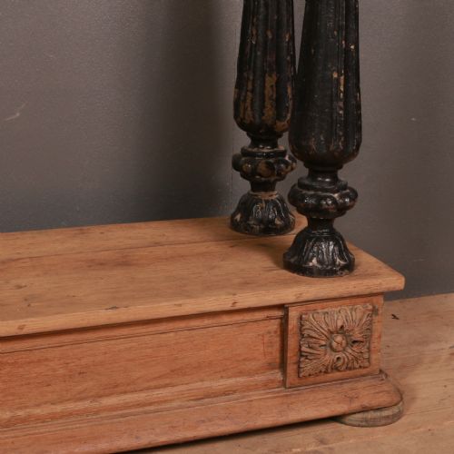 BLEACHED OAK CONSOLE TABLE - ADDITIONAL PHOTO 3