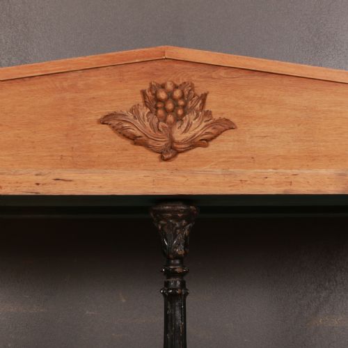 BLEACHED OAK CONSOLE TABLE - ADDITIONAL PHOTO 5