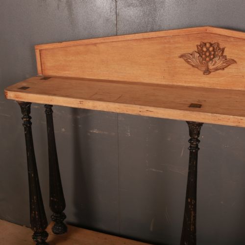BLEACHED OAK CONSOLE TABLE - ADDITIONAL PHOTO 7