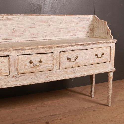 GEORGE II PAINTED PINE DRESSER BASE - ADDITIONAL PHOTO 3