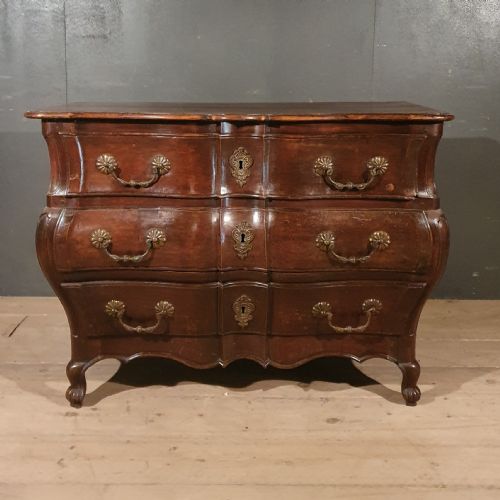 FRENCH WALNUT COMMODE - ADDITIONAL PHOTO 1