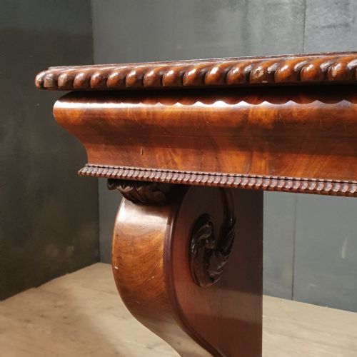 FLAME MAHOGANY CONSOLE TABLE - ADDITIONAL PHOTO 1