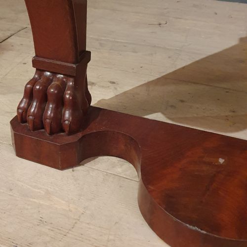 FLAME MAHOGANY CONSOLE TABLE - ADDITIONAL PHOTO 3