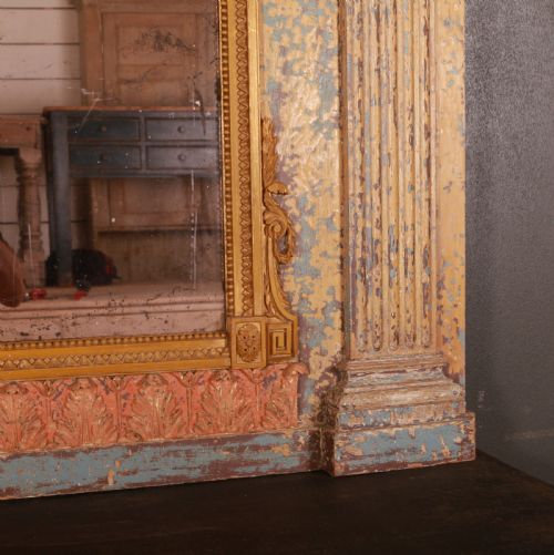 ORIGINAL PAINTED FRENCH MIRROR - ADDITIONAL PHOTO 2