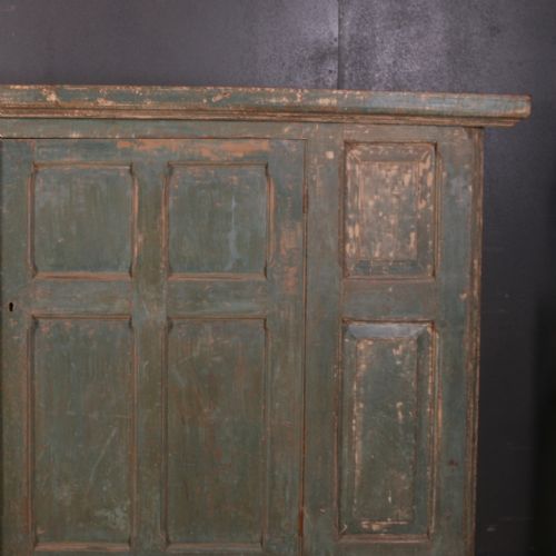 ENGLISH ORIGINAL PAINTED HOUSEKEEPERS CUPBOARD - ADDITIONAL PHOTO 1
