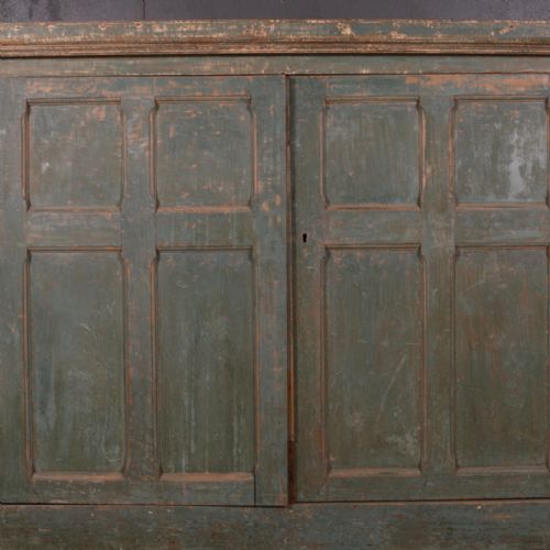 ENGLISH ORIGINAL PAINTED HOUSEKEEPERS CUPBOARD - ADDITIONAL PHOTO 3