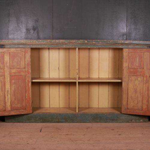 ENGLISH ORIGINAL PAINTED HOUSEKEEPERS CUPBOARD - ADDITIONAL PHOTO 4