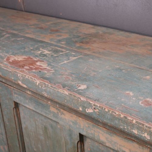 ENGLISH ORIGINAL PAINTED HOUSEKEEPERS CUPBOARD - ADDITIONAL PHOTO 5