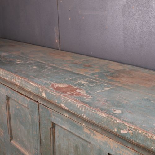 ENGLISH ORIGINAL PAINTED HOUSEKEEPERS CUPBOARD - ADDITIONAL PHOTO 6