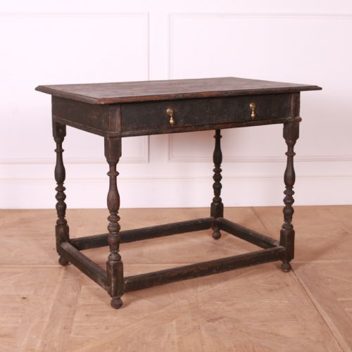 18th Century Painted Lamp Table