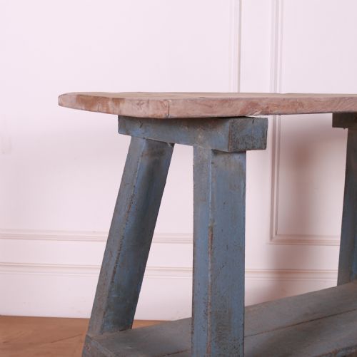 ENGLISH PINE TRESTLE TABLE - ADDITIONAL PHOTO 2