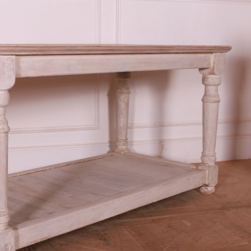 FRENCH PAINTED DRAPERS TABLE - ADDITIONAL PHOTO 2