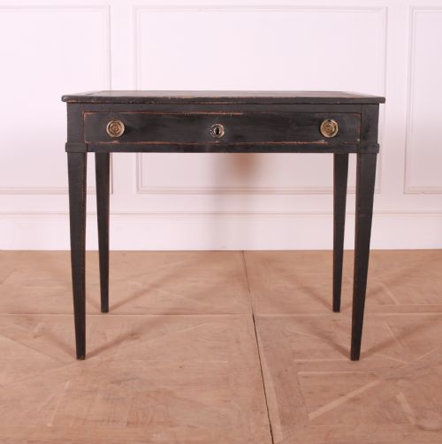 FRENCH PAINTED LAMP TABLE - ADDITIONAL PHOTO 1