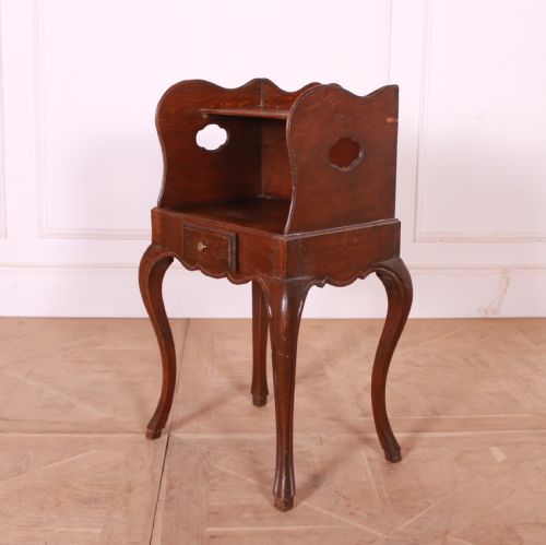 FRENCH OAK BEDSIDE TABLE - ADDITIONAL PHOTO 3