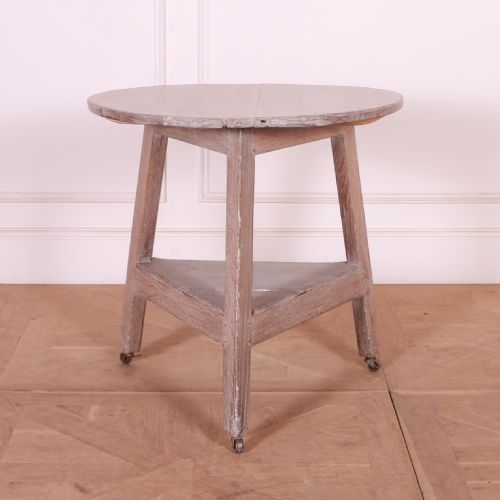 Bleached Oak Cricket Table