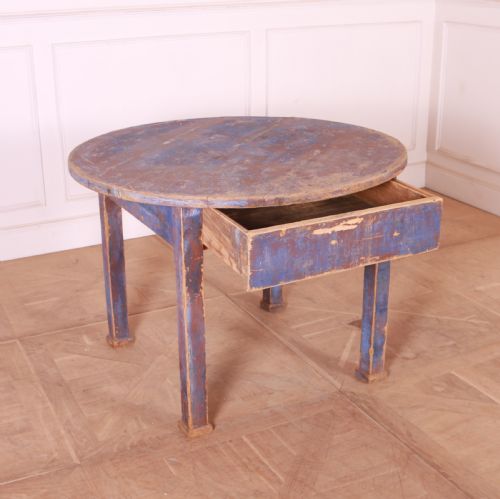 FRENCH ORIGINAL PAINTED DINING TABLE - ADDITIONAL PHOTO 2