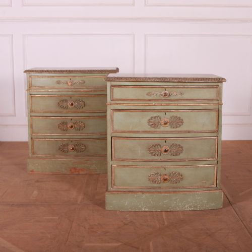 Pair of Italian Bedside Commodes