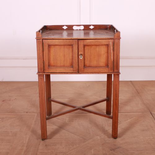 English Mahogany Bedside Cupboard