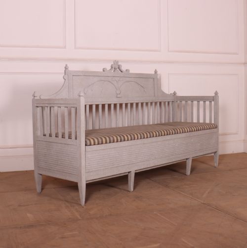 Painted Swedish Settle