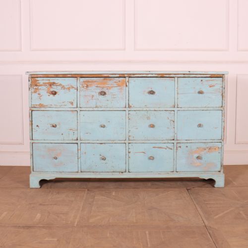 French Original Painted Base of Drawers