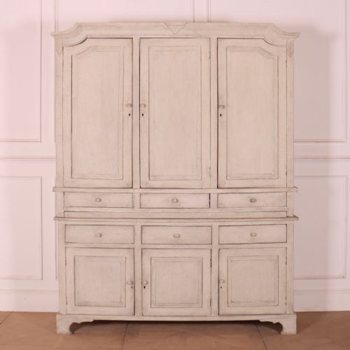 Swedish Painted Housekeepers Cupboard