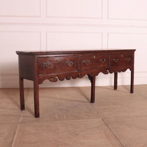 18th Century Oak Dresser Base