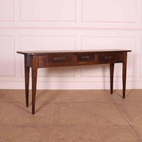 French Elm and Poplar Serving Table