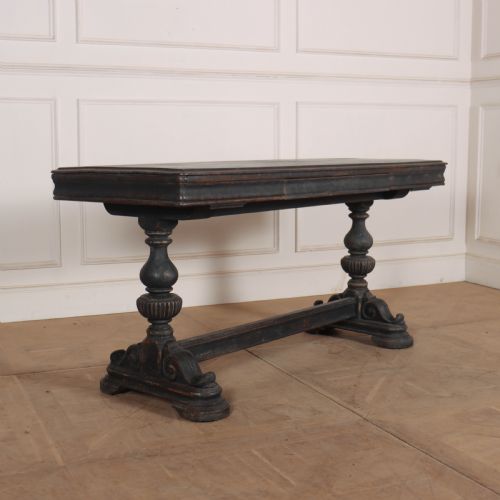English Painted Oak Console