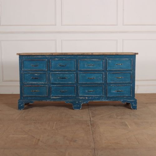 English Painted Base of Drawers