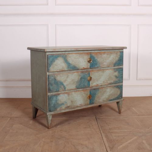 Interesting Swedish Painted Commode