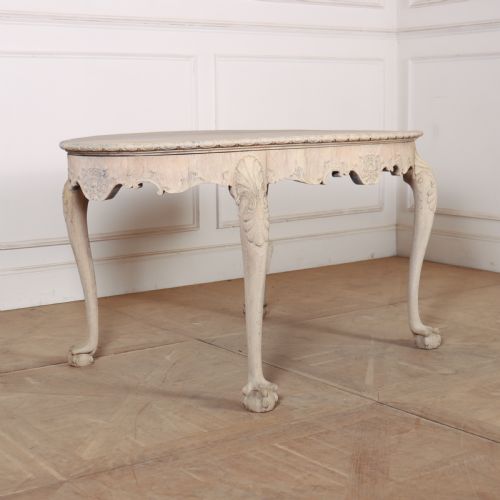 ENGLISH BLEACHED OAK CENTRE TABLE - ADDITIONAL PHOTO 1