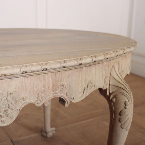 ENGLISH BLEACHED OAK CENTRE TABLE - ADDITIONAL PHOTO 5