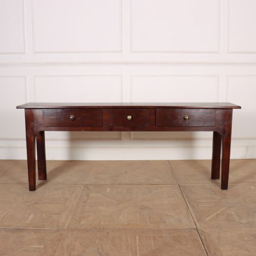 French Chestnut and Oak Serving Table
