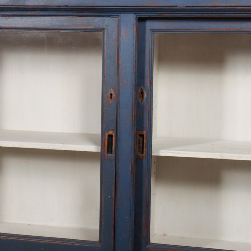 WONDERFUL ENGLISH PAINTED DISPLAY CABINET - ADDITIONAL PHOTO 5