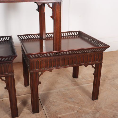 SET OF 3 ENGLISH LAMP TABLES - ADDITIONAL PHOTO 2
