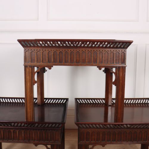 SET OF 3 ENGLISH LAMP TABLES - ADDITIONAL PHOTO 5