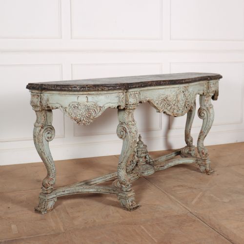 SPANISH PAINTED CONSOLE TABLE - ADDITIONAL PHOTO 5