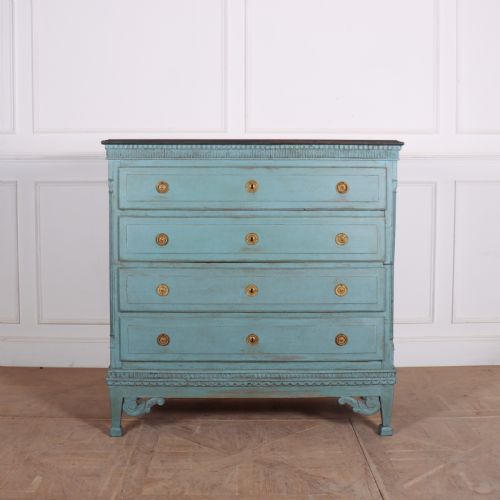 Danish Painted Oak Commode