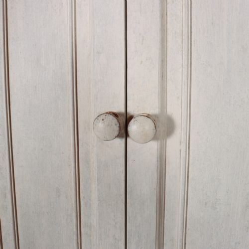 ENGLISH PAINTED LINEN CUPBOARD - ADDITIONAL PHOTO 5