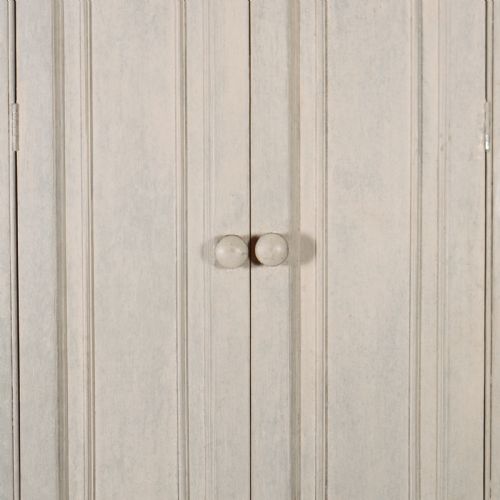 PAINTED PINE LINEN CUPBOARD - ADDITIONAL PHOTO 3