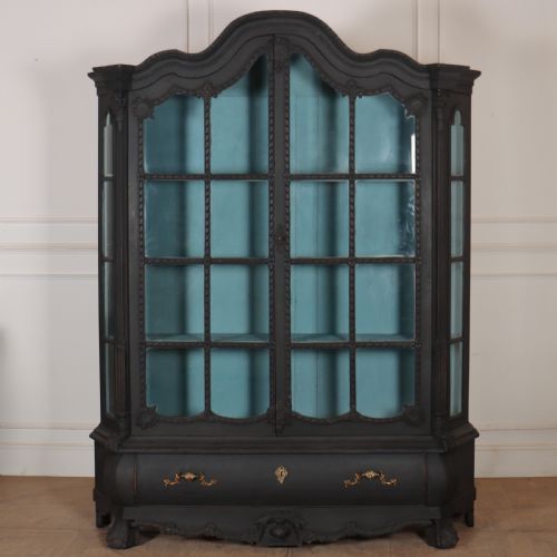 19th Century Dutch Painted Vitrine