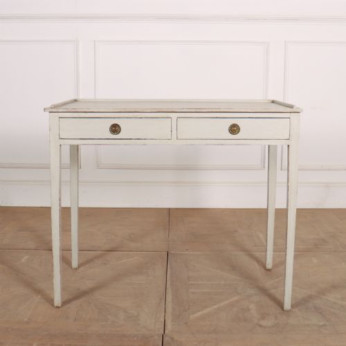 English Painted Lamp Table