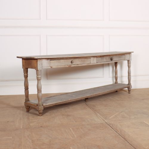 French Oak Console Table