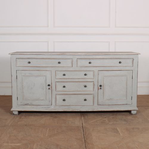 English Painted Oak Dresser Base