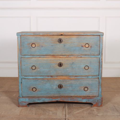 Antique Swedish Painted Commode