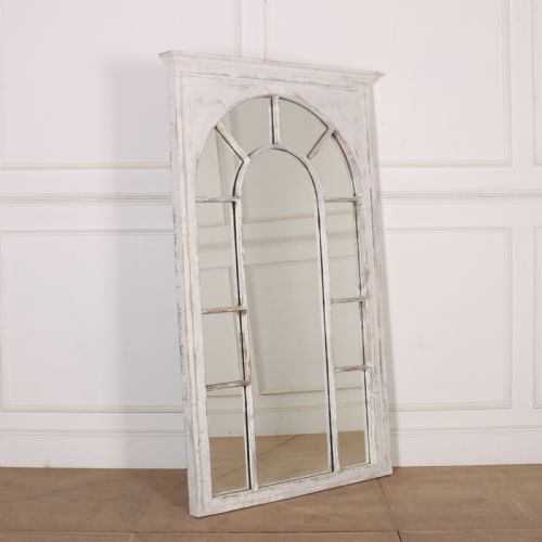 English Painted Window Mirror