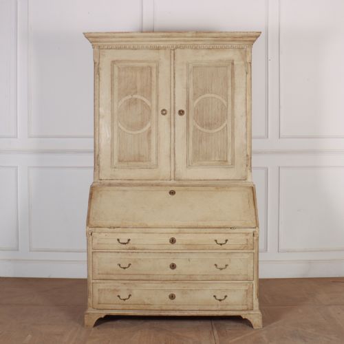 18th Century Swedish Bureau Bookcase