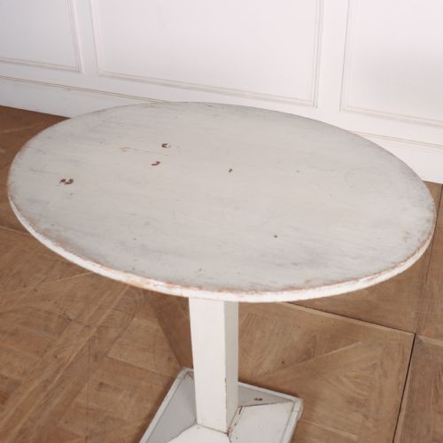 SWEDISH PAINTED PEDESTAL TABLE - ADDITIONAL PHOTO 2