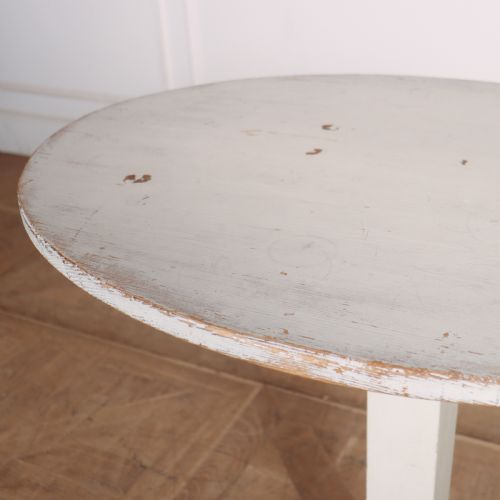 SWEDISH PAINTED PEDESTAL TABLE - ADDITIONAL PHOTO 3