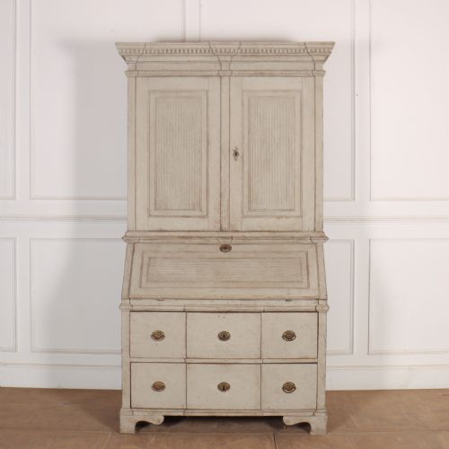 18th Century Swedish Bureau Bookcase